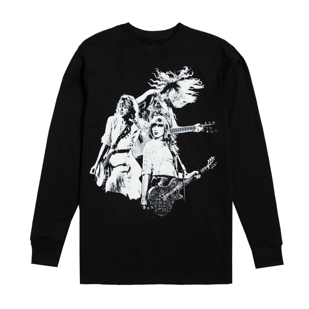 Taylor Swift The Eras Tour Collage Black Long Sleeve *Like Brand New Condition*